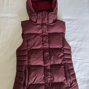 Patagonia Burgundy Puffer Vest